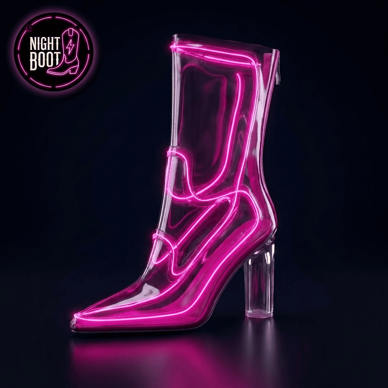 Night Boot Neon Light-Up Boots