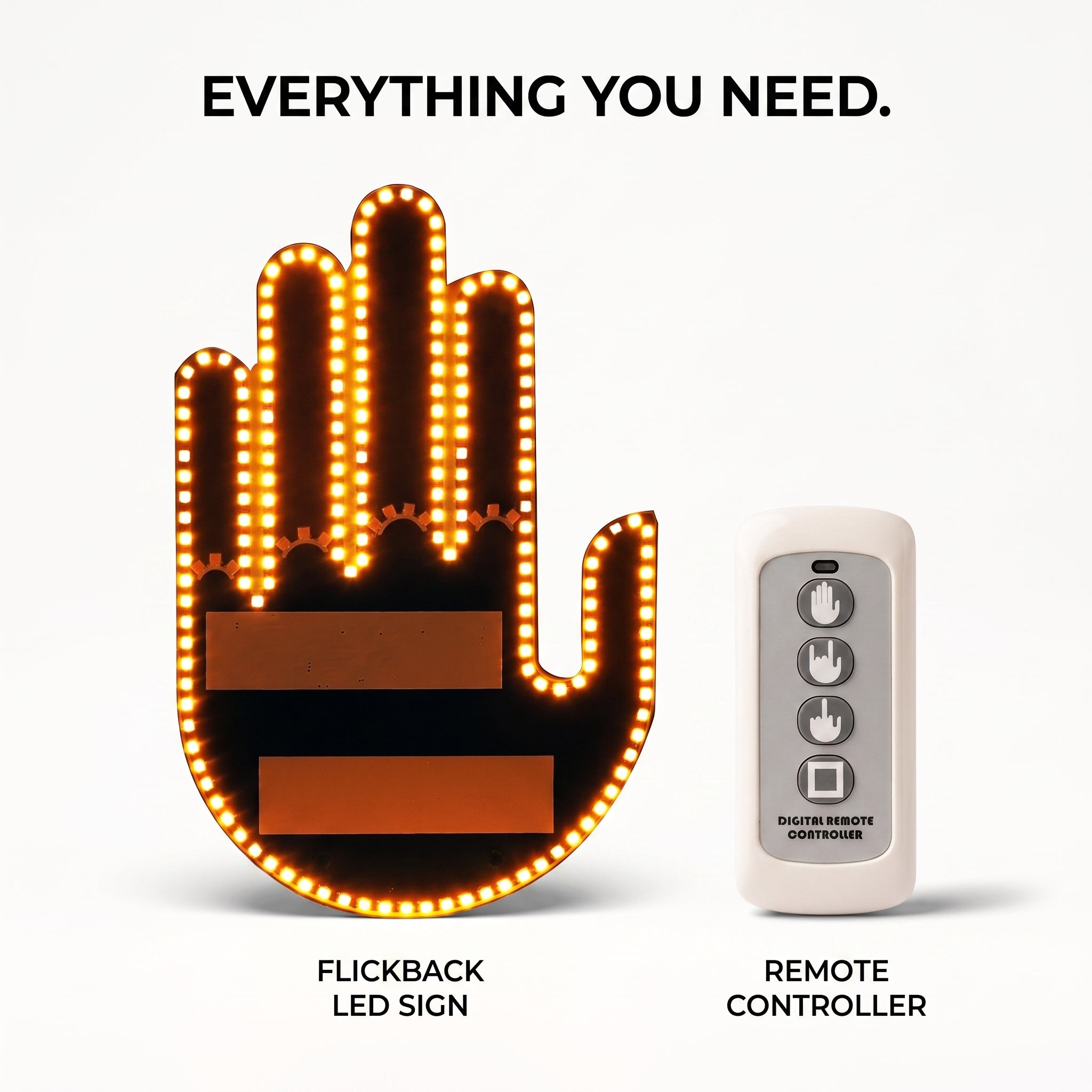 FlickBack™ LED Gesture Sign